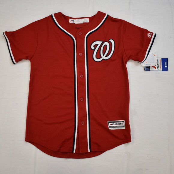 Majestic MLB Youth Boys Washington Nationals Ian Desmond Jersey New Medium - Picture 1 of 5